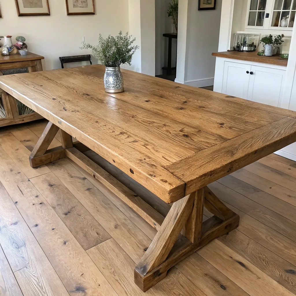 Rustic Oak Dining Table